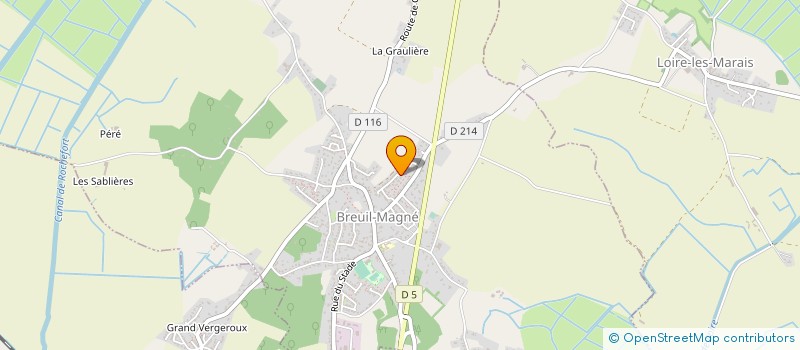 localisation de l'entreprise CARRELAGE MERCIER  BREUIL-MAGNE