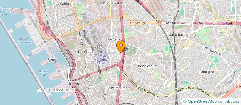 localisation de l'entreprise CARRELAGE MODERNE à MARSEILLE