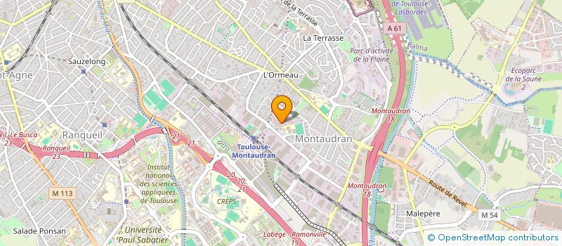 localisation de l'entreprise CARRELAGE PEINTURE SERVICE 31 à TOULOUSE