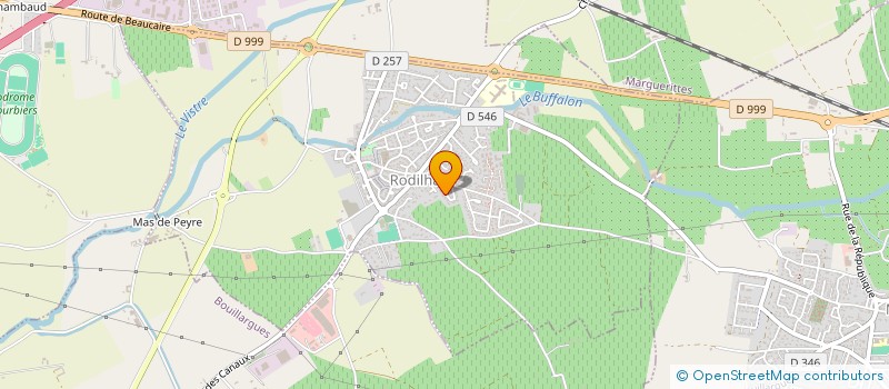 localisation de l'entreprise CARRELAGE RIBEIRO  RODILHAN