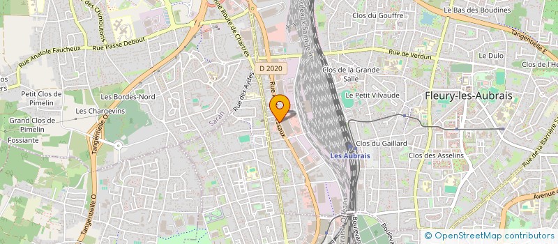 localisation de l'entreprise CARRELAGE ROUSSEAU  FLEURY-LES-AUBRAIS