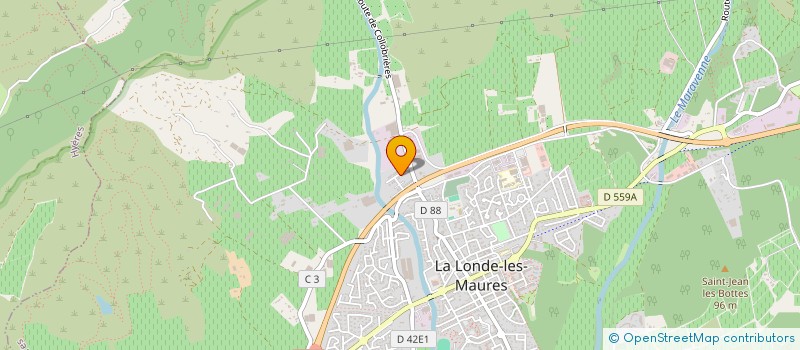 localisation de l'entreprise CARRELAGE SANITAIRE LONDAIS à LA LONDE-LES-MAURES