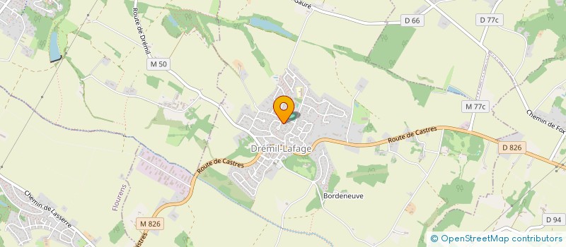 localisation de l'entreprise CARRELAGE TECHNIQUE MODERNE C T M  DREMIL-LAFAGE