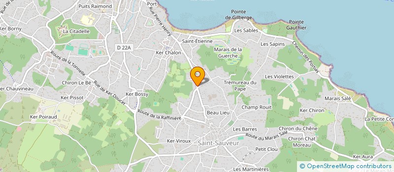 localisation de l'entreprise CARRELAGE UGO à L'ILE-D'YEU