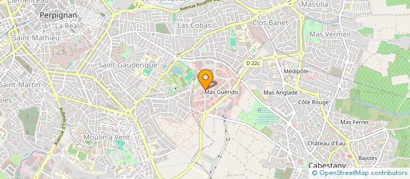 localisation de l'entreprise CARRELAGERIE BOSQUE  CABESTANY