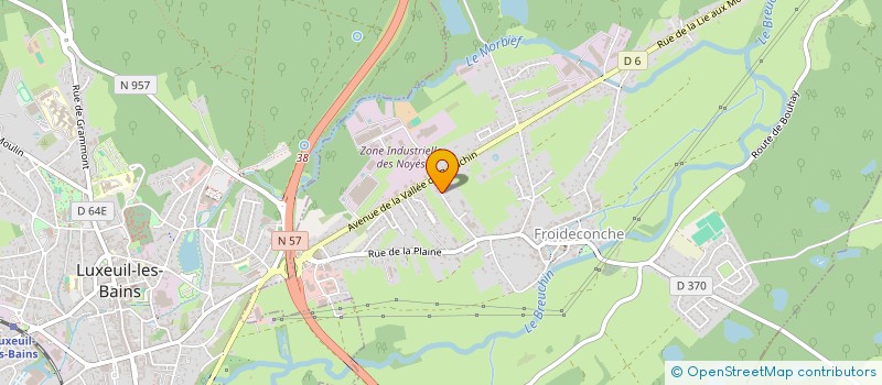 localisation de l'entreprise CARRELAGES 70  FROIDECONCHE