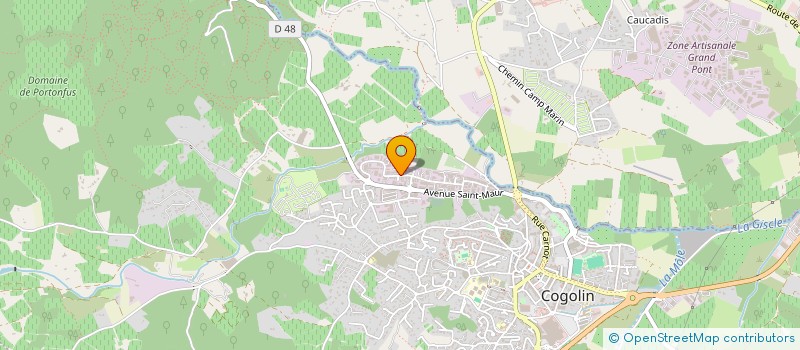 localisation de l'entreprise CARRELAGES ALVAREZ à COGOLIN