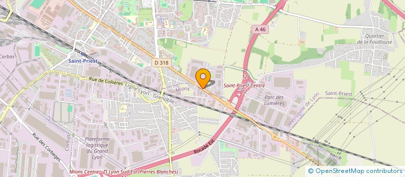 localisation de l'entreprise CARRELAGES ARMUT CUCCUREDDU  SAINT-PRIEST