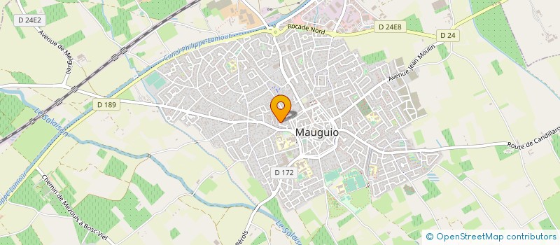 localisation de l'entreprise CARRELAGES CHEMINEES MELGUEIL à MAUGUIO