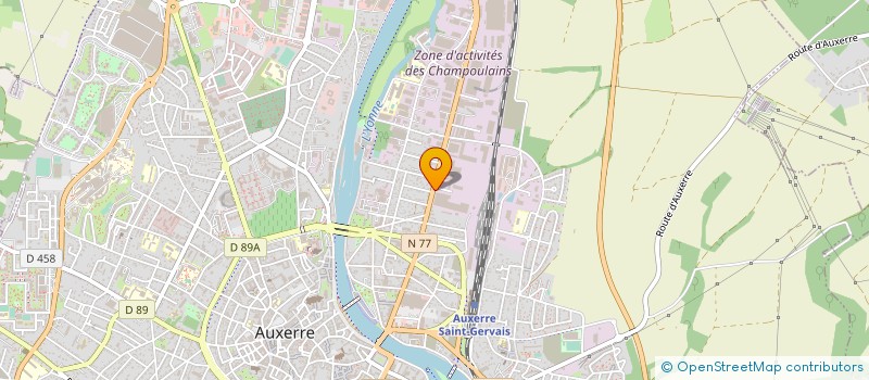 localisation de l'entreprise CARRELAGES DE L'YONNE à AUXERRE