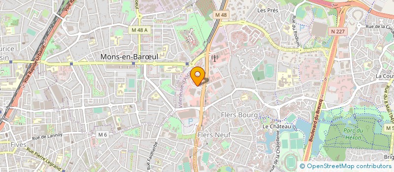 localisation de l'entreprise CARRELAGES DELANNOY à VILLENEUVE D ASCQ