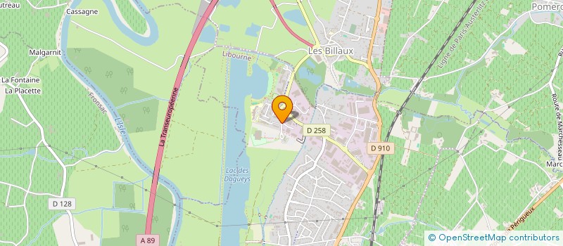 localisation de l'entreprise CARRELAGES DES DAGUEYS  LIBOURNE