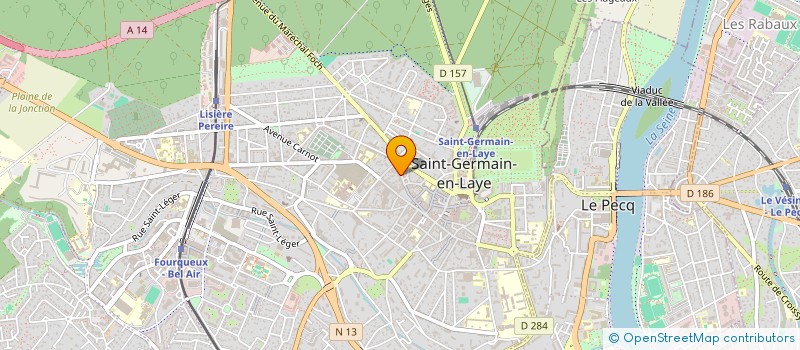 localisation de l'entreprise CARRELAGES ET BAINS DU CHATEAU à SAINT-GERMAIN-EN-LAYE