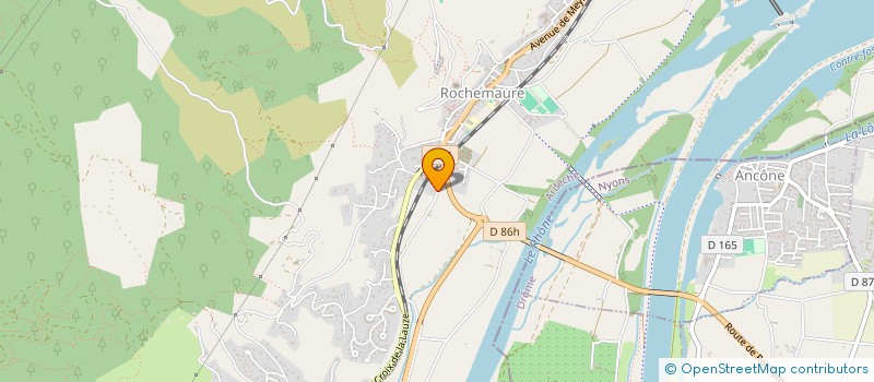 localisation de l'entreprise CARRELAGES PESENTI VIERNE  ROCHEMAURE