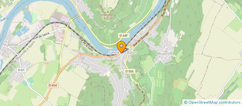 localisation de l'entreprise CARRELAGES VALENTE FRANCE  SIERCK-LES-BAINS