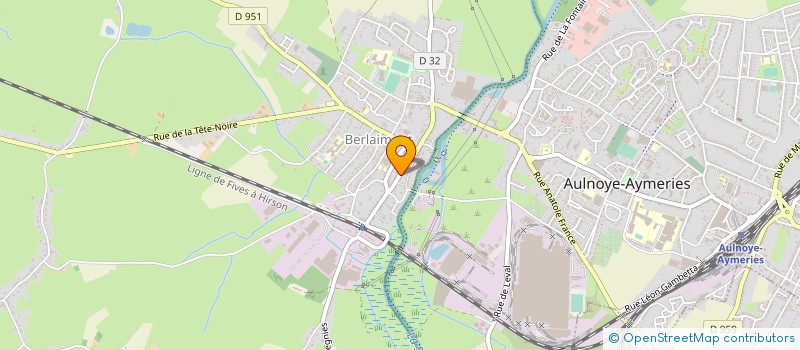 localisation de l'entreprise CARRELAM  BERLAIMONT