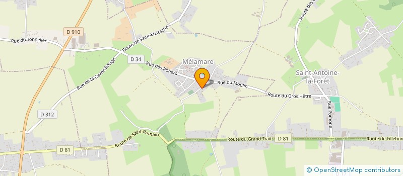 localisation de l'entreprise CARRELEUR MOSAISTE 2M  MELAMARE