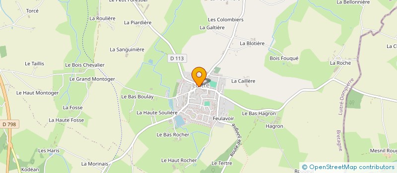 localisation de l'entreprise CARRELEURS DE L'OUEST  LAIGNELET