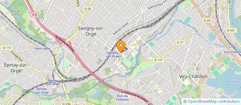 localisation de l'entreprise CARRELO DELA VITA à SAVIGNY-SUR-ORGE