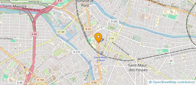 localisation de l'entreprise CARRELONG  ST MAUR DES FOSSES