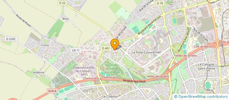 localisation de l'entreprise CARREMENT à CAEN
