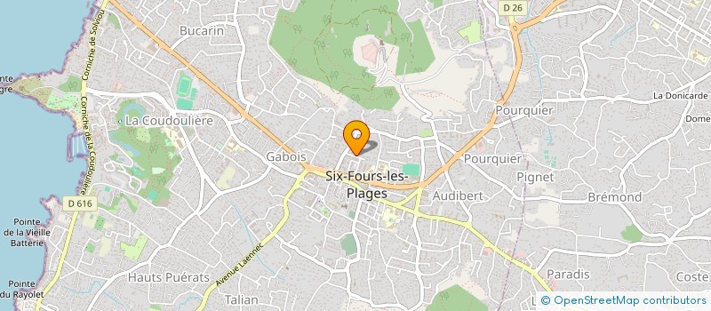 localisation de l'entreprise CARREMENT BON à SIX-FOURS-LES-PLAGES