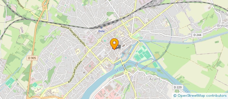 localisation de l'entreprise CARREMENT CUIR à DOLE