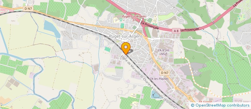 localisation de l'entreprise CARREOU TRUCK à PUGET-SUR-ARGENS