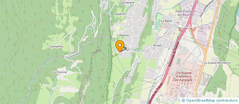 localisation de l'entreprise CARREPRO  VARCES-ALLIERES-ET-RISSET