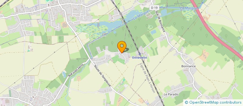 localisation de l'entreprise CARRERA 4 à ENNEVELIN