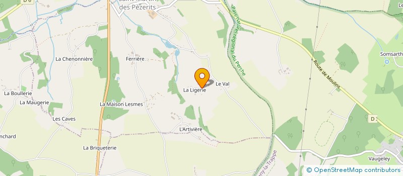 localisation de l'entreprise CARRERA à SAINT-MARTIN-DES-PEZERITS