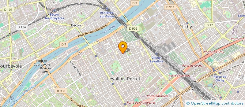 localisation de l'entreprise CARRERA à LEVALLOIS-PERRET
