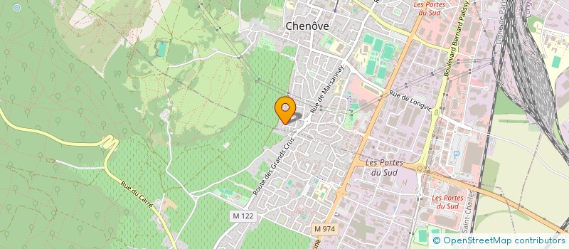 localisation de l'entreprise CARRERA AUTOMOBILES à CHENOVE