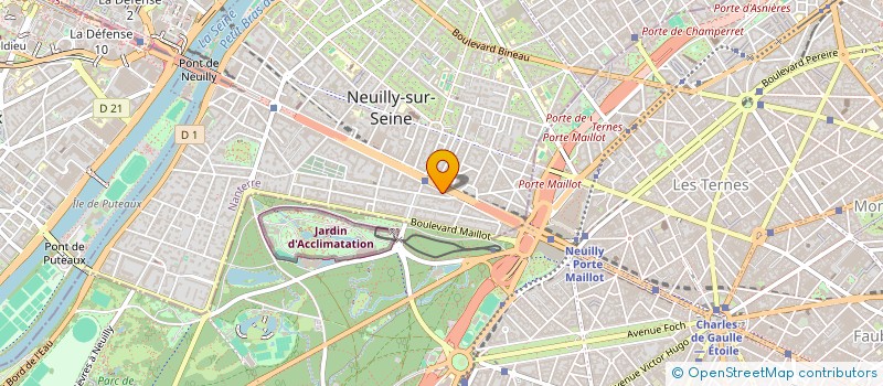 localisation de l'entreprise CARRERE à NEUILLY-SUR-SEINE