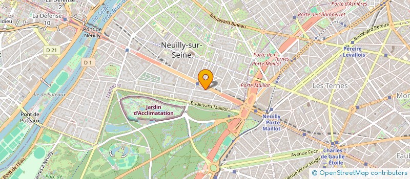 localisation de l'entreprise CARRERE DIRECTION REGIONALE ILE DE FRANCE à NEUILLY-SUR-SEINE