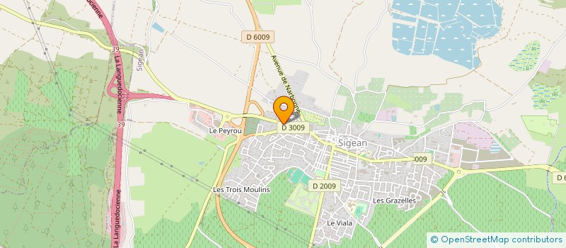 localisation de l'entreprise CARRERE ET FILS  SIGEAN