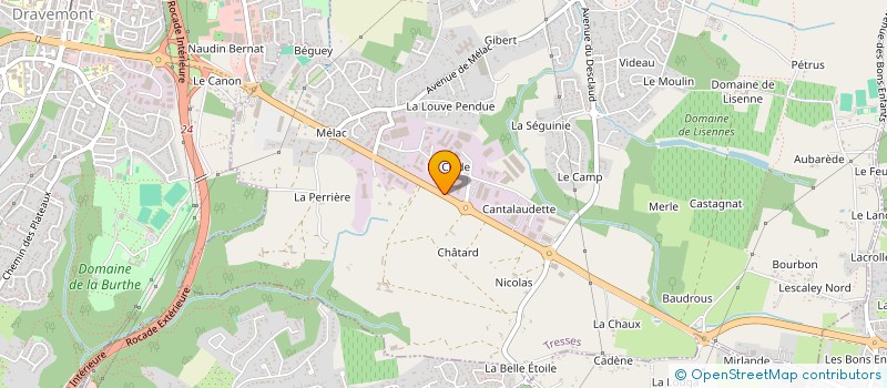 localisation de l'entreprise CARRERE IMMOBILIER  TRESSES