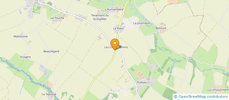 localisation de l'entreprise CARRERE JEAN ET MICHENEAU JOSEPH à BAZOGES-EN-PAREDS