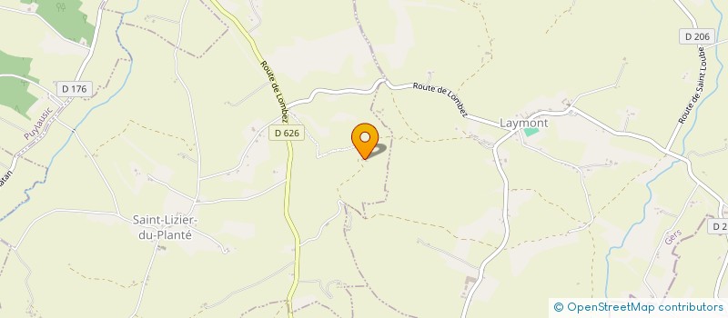 localisation de l'entreprise CARRERE PAUL  SAINT-LIZIER-DU-PLANTE