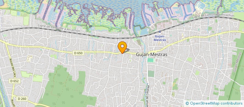 localisation de l'entreprise CARRERE & SALVAT ASSOCIES  GUJAN-MESTRAS