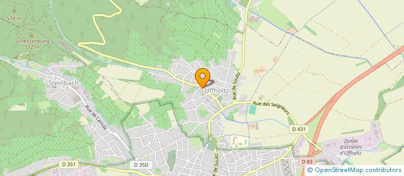 localisation de l'entreprise CARRESTYLE  CERNAY