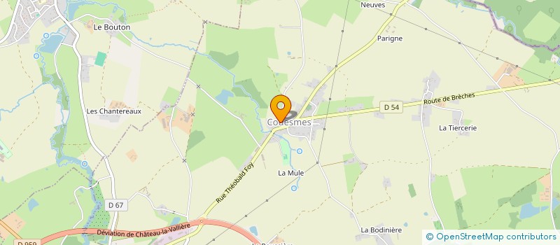 localisation de l'entreprise CARRET CONSEIL & PATRIMOINE  COUESMES