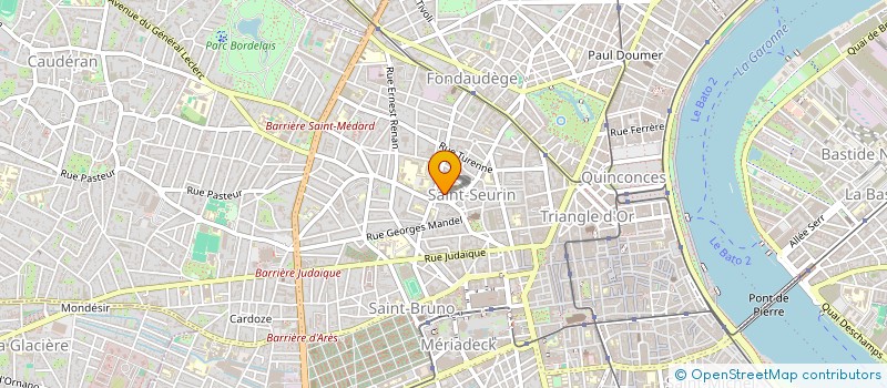 localisation de l'entreprise CARRET CUDENNEC IMMOBILIER  BORDEAUX