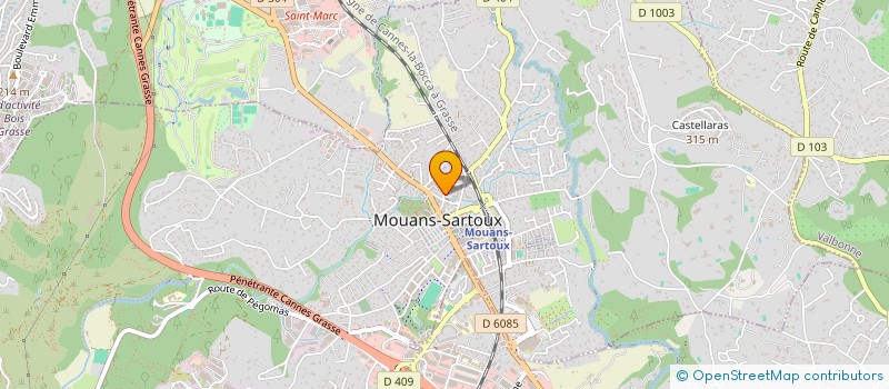 localisation de l'entreprise CARRETECH ETUDES à MONTAUROUX
