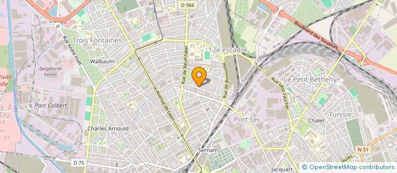 localisation de l'entreprise CARRETOILES à LA COURNEUVE