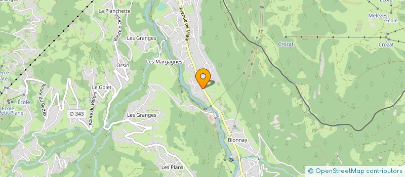 localisation de l'entreprise CARREVA  SAINT-GERVAIS-LES-BAINS