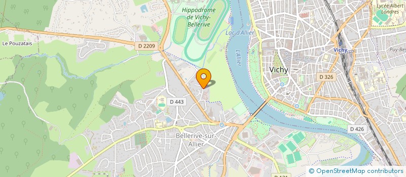 localisation de l'entreprise CARREVAL  BELLERIVE-SUR-ALLIER