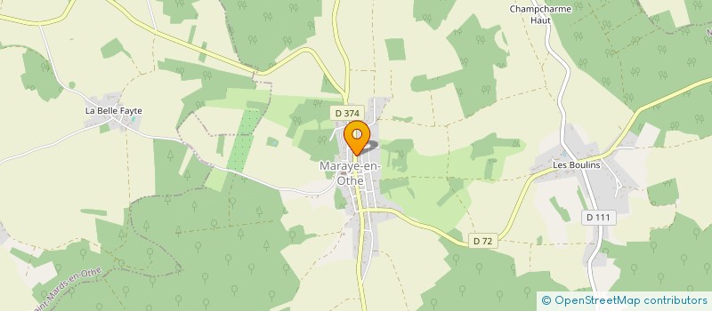 localisation de l'entreprise CARREZ PROPRETE SERVICES  MARAYE-EN-OTHE