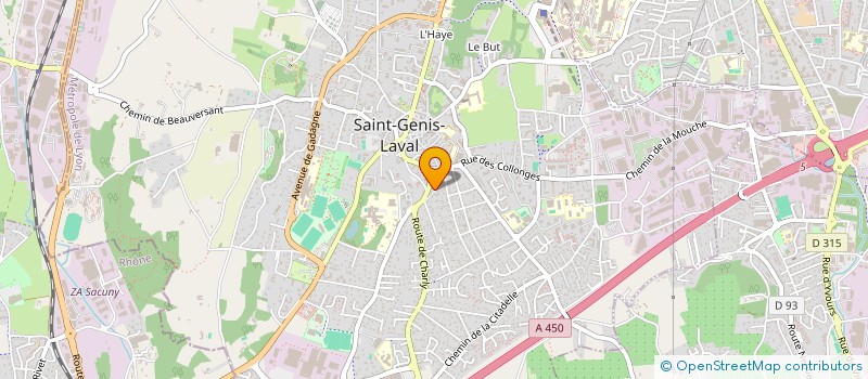localisation de l'entreprise CARRIAGE SERVICES  SAINT-GENIS-LAVAL