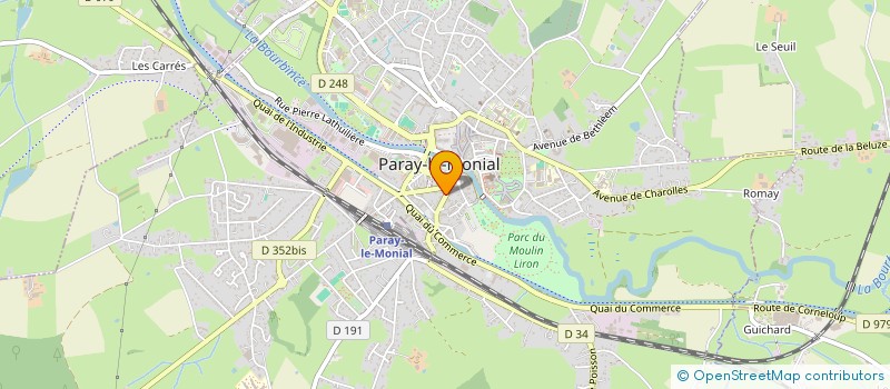 localisation de l'entreprise CARRICK PARAY LE MONIAL  PARAY-LE-MONIAL